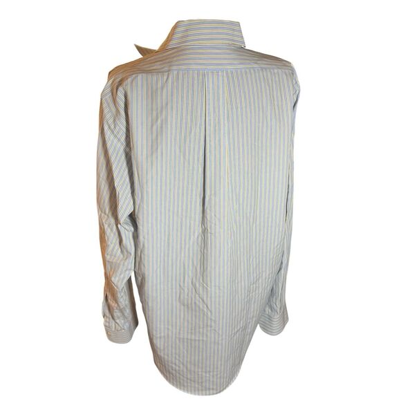 Brooks Brothers‎ Shirt Mens 15.5-34 Traditional Fit Dress Button Up Blue Yellow - Picture 2 of 8